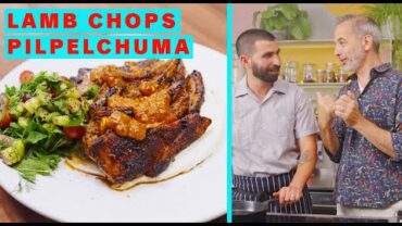 VIDEO: Lamb chops with pilpelchuma butter, tahini yoghurt and herb salad | Ottolenghi Test Kitchen