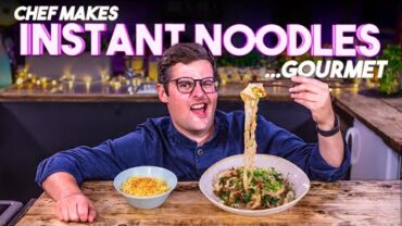 VIDEO: A Chef makes INSTANT NOODLES Gourmet!! | Sorted Food