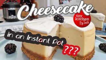 VIDEO: How to Make a Cheesecake in an Instant Pot // Tiny Kitchen Big Taste