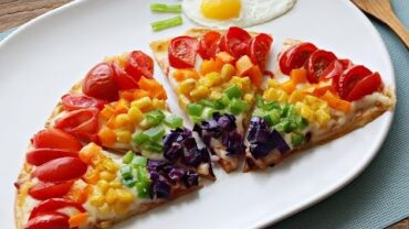 VIDEO: 식탁 위에 뜬 무지개, 레인보우 피자 : Rainbow Pizza [아내의 식탁]