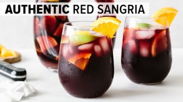 VIDEO: SANGRIA RECIPE | easy authentic red sangria