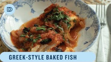 VIDEO: Psari Plaki: Greek-Style Cod Baked with Onions and Tomatoes