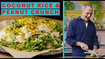 VIDEO: Coconut rice with peanut crunch | Ottolenghi Test Kitchen