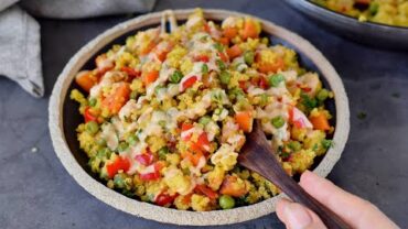 VIDEO: Quinoa Pilaf With Vegetables | Easy & Healthy Vegan Recipe