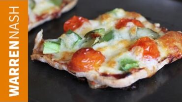 VIDEO: Easy Pizza Recipe on Warburtons Thins – 60 second Vid – Recipe by Warren Nash