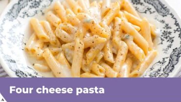 VIDEO: FOUR CHEESE PASTA – Original Italian recipe