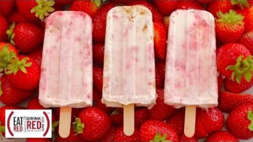 VIDEO: Gemma’s (RED) Strawberry Cheesecake Popsicles: EAT (RED) DRINK (RED) SAVE LIVES #86AIDS