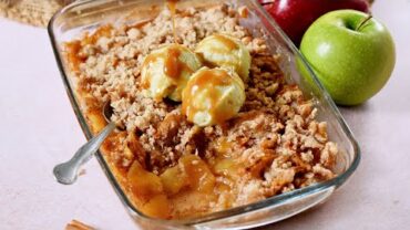 VIDEO: Vegan Apple Crisp 🍎 Super Tasty Recipe (Gluten-Free)