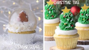 VIDEO: Have a holly jolly holiday with these cute and delicious Christmas cupcakes!
