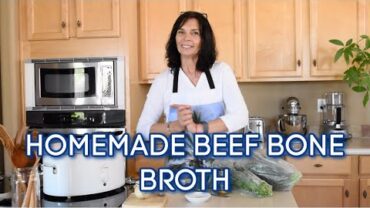 VIDEO: Beef Bone Broth Recipe, How to Make Beef Bone Broth at Home, Healthy Beef Bone Broth Recipe