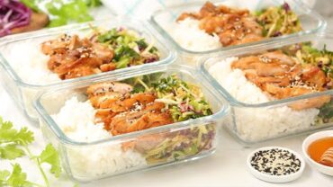 VIDEO: Korean Chicken Meal Prep | Healthy Make Ahead Recipe