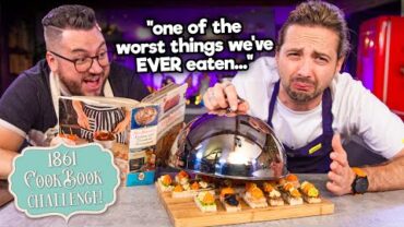 VIDEO: “One of the worst things we’ve EVER eaten” • Reviewing a Cookbook from 1861