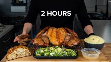 VIDEO: how to make a Last Minute Thanksgiving dinner in 2 hours (+ Q&A)