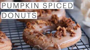 VIDEO: Vegan Pumpkin Spice Donuts Recipe | Celebrate Fall Vegan Style | The Edgy Veg