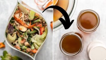 VIDEO: How I turn SCRAPS into Vegetable Broth | Low-Waste Hacks