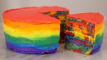 VIDEO: How to Make a Double Rainbow Cake! Gemma’s Bigger Bolder Baking Ep 57 (FIRST BIRTHDAY EPISODE)
