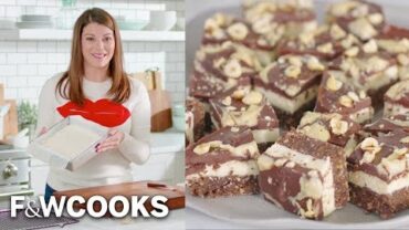 VIDEO: Gail Simmons’ Chocolate Hazelnut Tahini Bars | F&W Cooks | Food & Wine