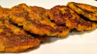 VIDEO: How To Make Zucchini Carrot Fritters- Must Try Recipe