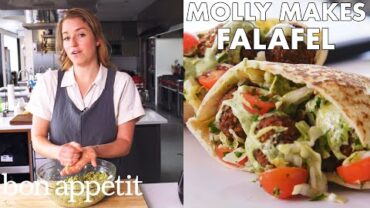 VIDEO: Molly Makes Fresh Herb Falafel | From the Test Kitchen | Bon Appétit