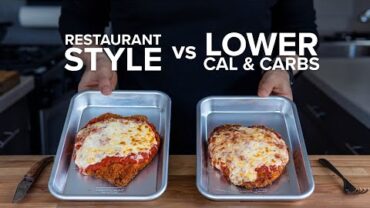 VIDEO: Lower Calorie, Lower Carb Chicken Parm that still tastes good.