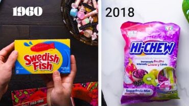 VIDEO: 60 Years of Popular Candy! | Iconic Candy Throughout the Years and Cookie Recipes by So Yummy