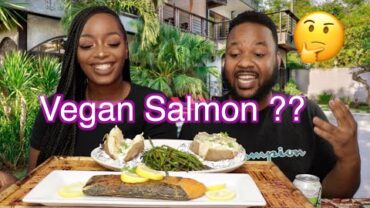 VIDEO: TRYING VEGAN SALMON HIT OR MISS !?!? | SOUR CREAM RECIPE | EATING SHOW