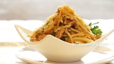 VIDEO: Kamdi Cha – Chicken & Potato Salad Recipe (Korean Russian Fusion)