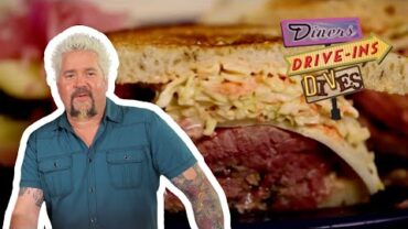 VIDEO: Guy Fieri Eats Real-Deal Pastrami in California | Diners, Drive-Ins and Dives | Food Network