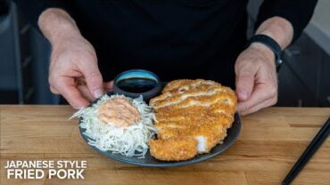 VIDEO: 27-minute Tonkatsu, the Japanese style fried pork cutlet everyone should try.