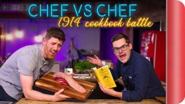 VIDEO: CHEF VS CHEF 1914 COOKBOOK BATTLE | Sorted Food