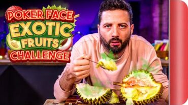VIDEO: POKER FACE “Exotic Fruits & Roots” Food Challenge | Sorted Food