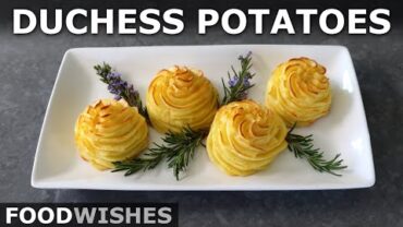 VIDEO: Duchess Potatoes – Easiest “Fancy” Potato Trick Ever – Food Wishes