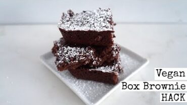 VIDEO: Vegan Box Brownie Hack | It Works!