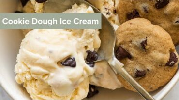 VIDEO: Chocolate Chip Cookie Dough Ice Cream #shorts