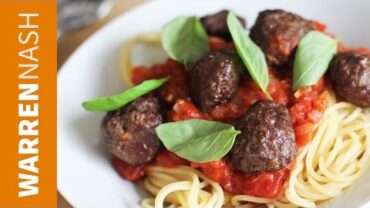 VIDEO: Spaghetti Meatballs Recipe – with Venison Meatballs from Iceland – Recipes by Warren Nash