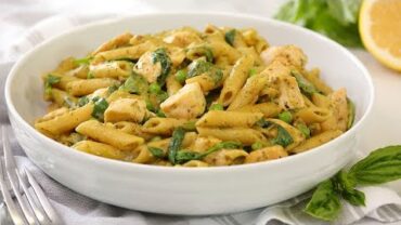 VIDEO: One Pot Pesto Chicken Penne | Quick + Easy Pantry Recipe | Cook With Me
