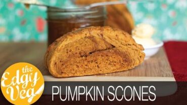 VIDEO: Vegan Pumpkin Scone Recipe | The Edgy Veg