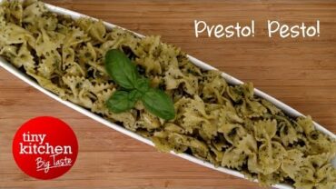 VIDEO: Presto! Pesto! // Tiny Kitchen Big Taste