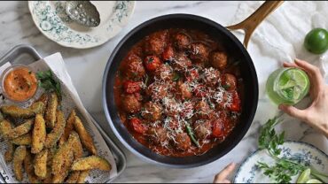VIDEO: 알레보로 만든 바삭한 아보카도 튀김, 속이 꽉 찬 토마토 미트볼 : Allevo [우리의식탁]