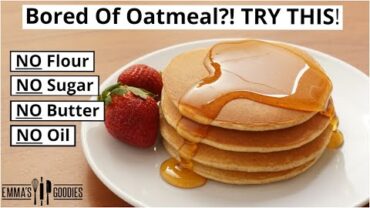 VIDEO: Bored Of Oatmeal?! TRY THIS Instead! 5 Minute Oatmeal Pancakes! 🥞 Better than Oatmeal!