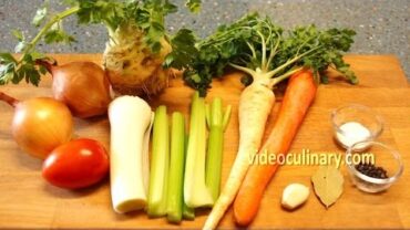 VIDEO: Vegetable Stock Recipe – Vegan & Vegetarian Recipes