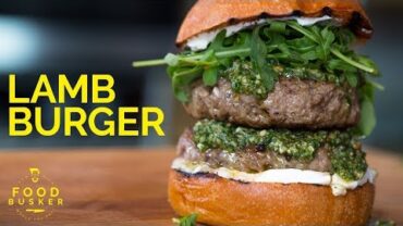 VIDEO: LAMB BURGER | with perfect ingredients | John Quilter