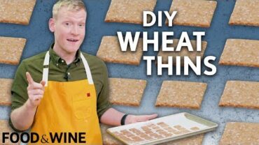 VIDEO: DIY Wheat Thins | Mad Genius | Food & Wine