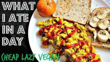 VIDEO: WHAT I ATE IN A DAY #15 (VEGAN, CHEAP, EASY) ♥ Cheap Lazy Vegan