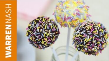 VIDEO: Cake Pop Recipe from scratch – Easy for beginners – Recipes by Warren Nash