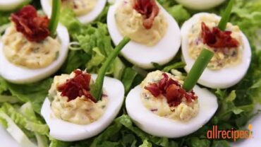 VIDEO: How to Make Jalapeno Bacon Cheddar Deviled Eggs | Appetizer Recipes | Allrecipes.com