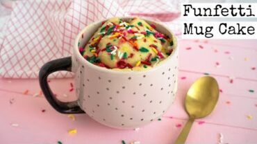 VIDEO: Funfetti Mug Cake | Vegan Valentine’s Day