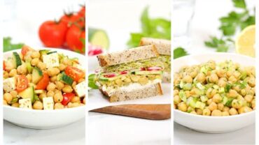 VIDEO: 5 Minute Lunch Ideas | Easy & Delicious Chickpea Recipes