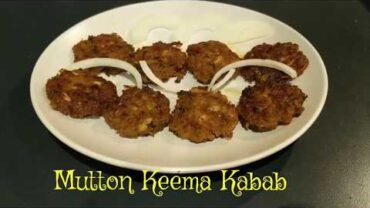 VIDEO: Keema Kabab/Mutton Keema Kabab Recipe/Mince Kabab
