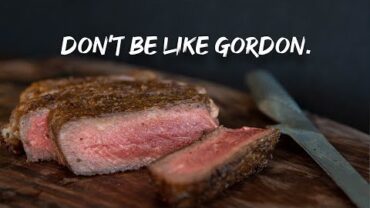 VIDEO: Gordon Ramsay makes steak the difficult way…